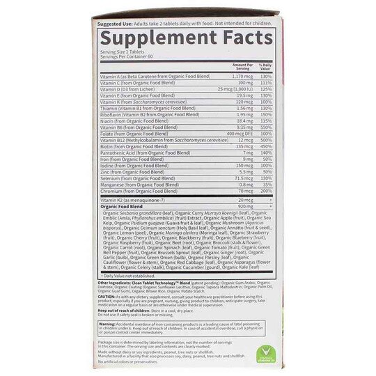 Women's Multi Whole Food Multivitamin, GOLM